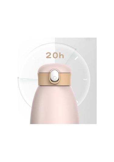 Suntek Spor Yetişkin Çocuklar Pembe Için Saman 480ml Ile Vakum