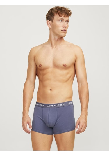 Erkek Desenli Beli Lastikli 5'li Boxer Paketi - Harvey - 12263924 Night Sky