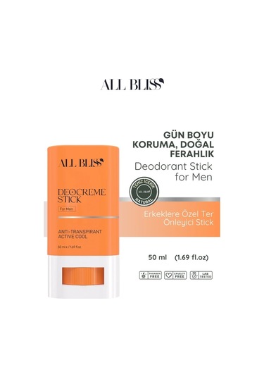 Erkeklere Özel Deodorant Stick 50 Ml