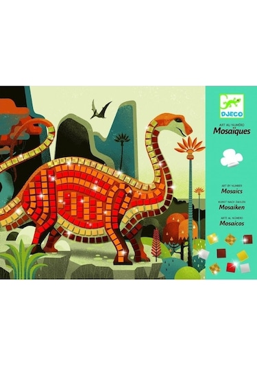 Djeco Mozaik Yapıştırma / Dinosaurs