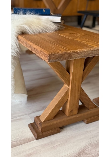 Ntconcept Vitra Ahşap Ayaklı Bench 200cm