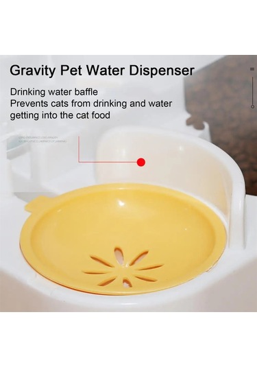 Jıalan Otomatik Kedi Köpek Su Sebili Yiyecek Kasesi Büyük