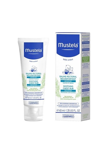 Mustela Soothing Chest Rub Göğüs Kremi 40 ML