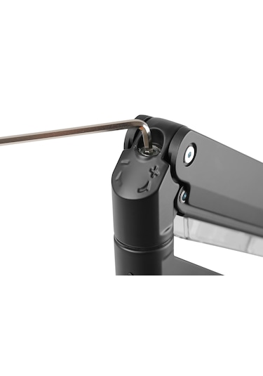 Ekli Gaz Basınçlı Yaya Sahip Masa Tipi Monitör Tutucu 35", Maksim