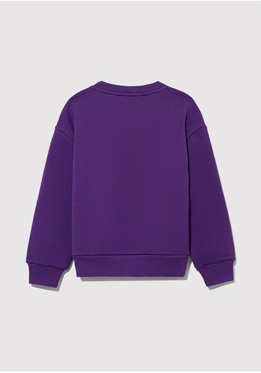 Mavi - Tweety Baskılı Baskılı Mort Sweatshirt 7s10073-70633 Mor