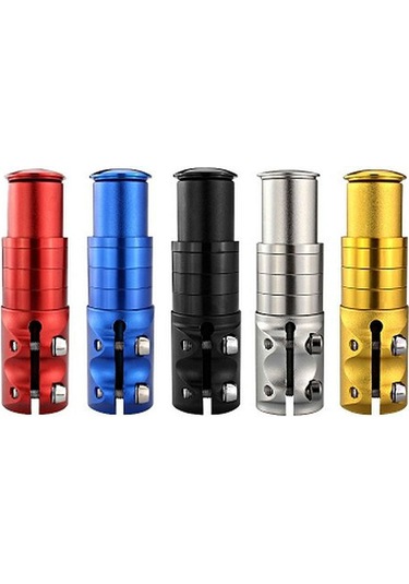 Qingmipy Mountain Bike Fork Yüksekliği Artırıcı - Yükseklik Ayarlı, Dayanıklı Malzeme, Kolay Kurulum Bisiklet Aksesuarı Mavi