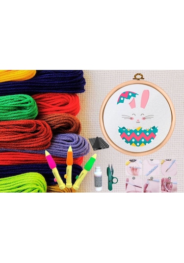 Punch Seti Nakış Seti Kasnaklı Kendin Yap Seti Seri 127