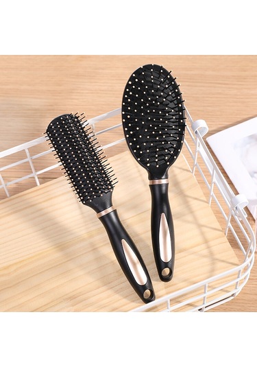 Beautybıgbang Anti-statik Kıvırcık Saç Tarak Ev Erkekler Ve Kadınlar Kuaförlük Tarak Masaj Tarak Kaburga Tarak Sevimli İç Toka Şekli Rulo Tarak