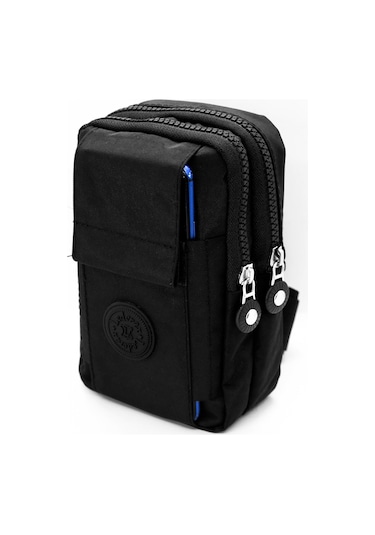 Lederax Krinkıl Mini Çapraz Göğüs Çantası Bodybag Ld49 Siyah
