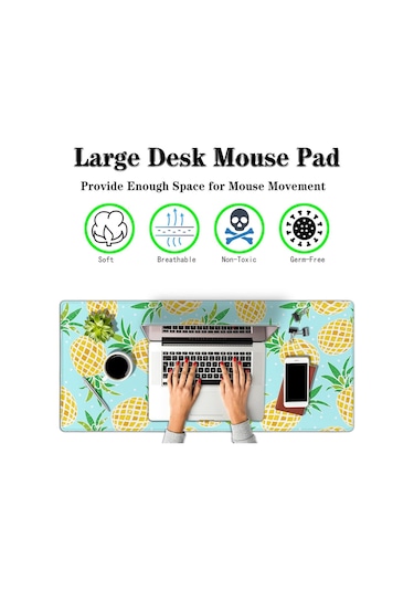 Gaming Oyuncu Xl Mouse Pad Kaydırmaz Dikişli 80 30 Cm Mousepad 47