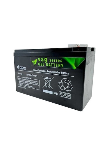 Ttec 2025 Jel Akü Akülü Oyuncak Arabalarla Uyumlu 12v 9ah