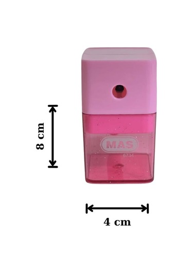 Mas 6734 Masaüstü Kollu Kalemtraş - Pembe