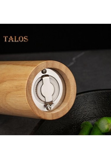 Siyah Baharat Öğütücü Pürüzsüz Kolayca Öğütün Rustik Yüksek Kaliteli Ahşap Manuel Baharat Değirmeni Seramik Öğütücü Restoran İçin