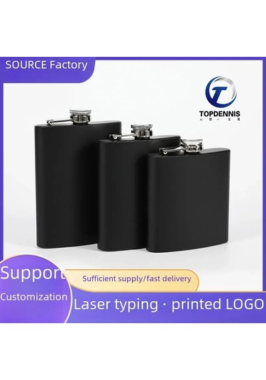 Vkemall Siyah Taşınabilir Dış Mekan Çelik Kettle - 6 Ons Kapasite, Taşınabilir Tasarım