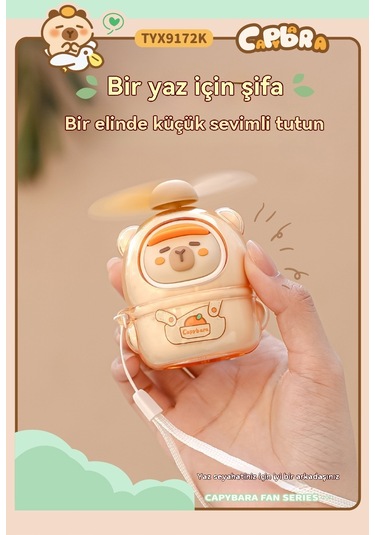 Aurora El Tipiçizgi Film Fan'ı Usb Şarj Sarıördek Yavrusu