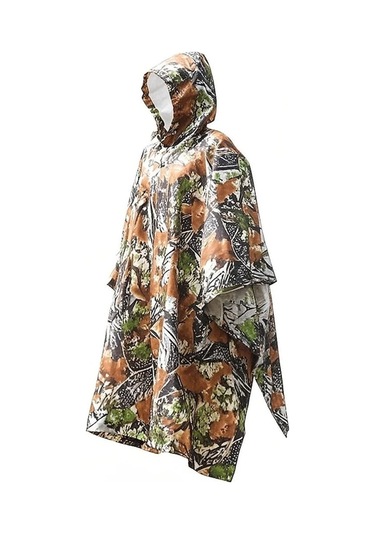 Tomshoo 210d Polyester Çadır Battaniye/güneş Barınımı, Su Geçirmez Ve Hafif, Orman Mavisi/kamuflaj Seçenekli Dış Mekan Yağmurluk Çok Renkli Çok Renkli