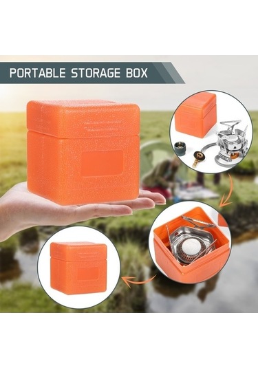 Pazly Taşınabilir Kamp Sobası Rüzgar Geçirmez Piezo Ateşlemeli 3500w Gaz Brülörü Piknik Yürüyüş Gümüş Gümüş