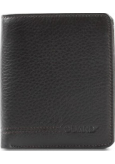 Guard El Portföyü Hakiki Deri Siyah Kahverengi Çok Renkli
