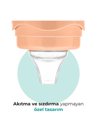 Mamajoo Damlatmaz Kulplu Bardak, 270 Ml, Powder Blush Pudra