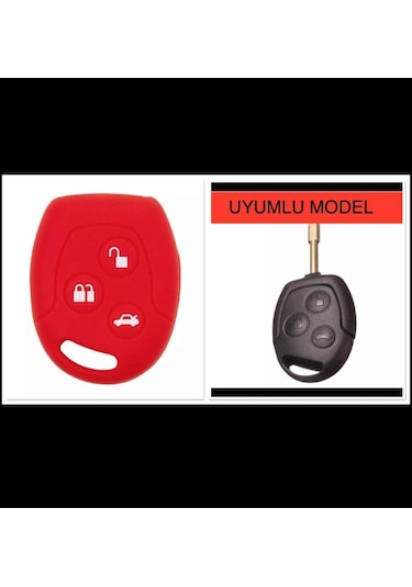 Fiesta Mondeo Focus Transit Fusion Silikon Anahtar Koruma Kılıfı