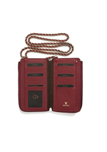 Bordeaux Cüzdan & Kartlık Kadın Diğer 2807 Roncato Flother Skın Wallet Telephone Card Holder Bordeaux Bordo