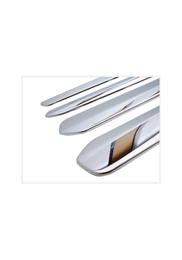 Fiat Doblo Krom Yan Kapı Çıtası 4 Kapı 2010-2022 P. Çelik