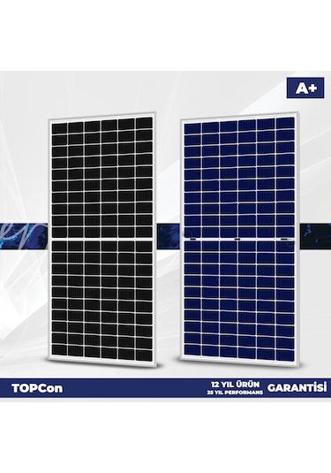 Alfa Solar 620w Güneş Paneli Topcon Bifacial Çift Cam