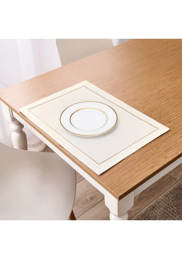 Evidea Soft Farsund 2'li Amerikan Servis - Beyaz - 35x50 Cm Beyaz