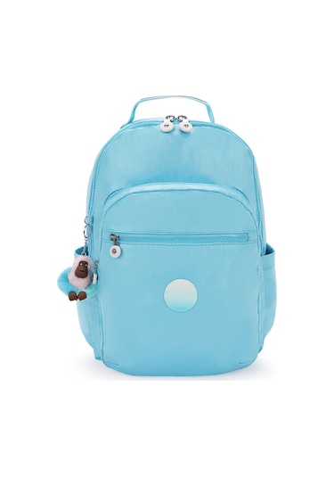 Kipling Seoul College Extra Okul Çantası Sea Blue Met Kı351452d Sea Blue Met