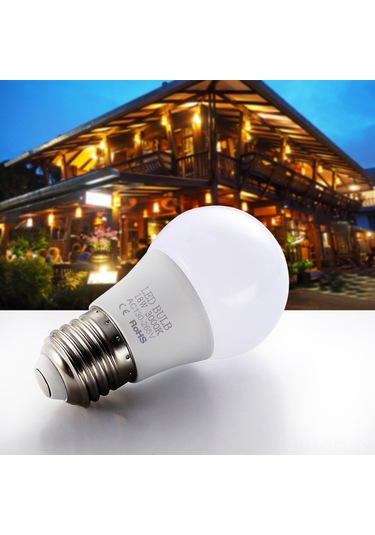 Konesam E27 Soketli 18w Led Ampul, 130-265v Geniş Voltaj, 6000-6500k Beyaz Işık, 270 Derece Açılı Smd 2835 Teknolojisi Çok Renkli