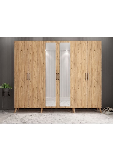 Açelya Portmanto Vestiyer Çam 240 cmM6