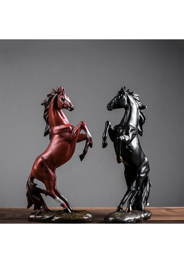 Xindoker Ev Ve Ofis Dekoru At Figürü - Reçine Sanayi Ürünü, Konforlu Ev İç Dekorasyonu,  Seçeneği Beyaz At Diğer