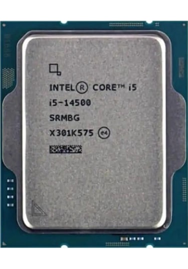 Intel Core İ5 14500 29.5mb 10çekirdekli O/b Uhd Vga 1700p 65w Kutusuz+fansız