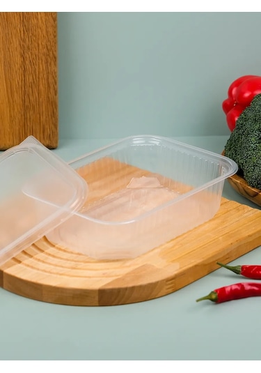 Upakovsik+ Tek Kullanımlık Kapağı Olan 750 Ml Kap, 30 Adet 396827801 100 adet