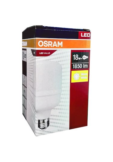 Osram 18W 96W Büyük Led Ampul Sarı 3000K Ürün Boyu 13.8 Cm