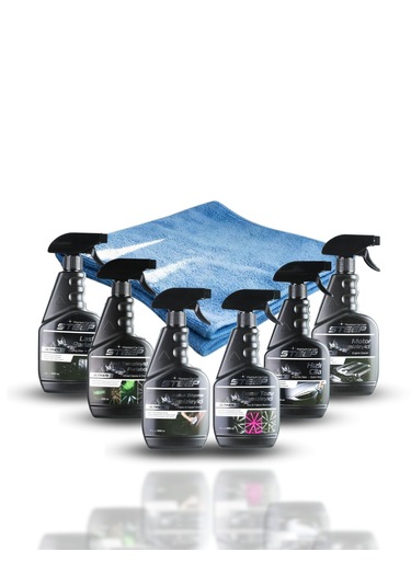 Steep Ultimate Oto Yıkama Seti 6 Parça Premium Ürün Ve Mikrofiber 40x40 Bez