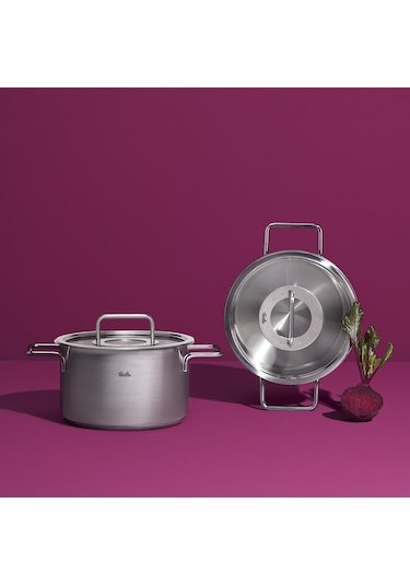 Fissler Pure Collection 9 Parça Metal Kapak Çelik Tencere Seti
