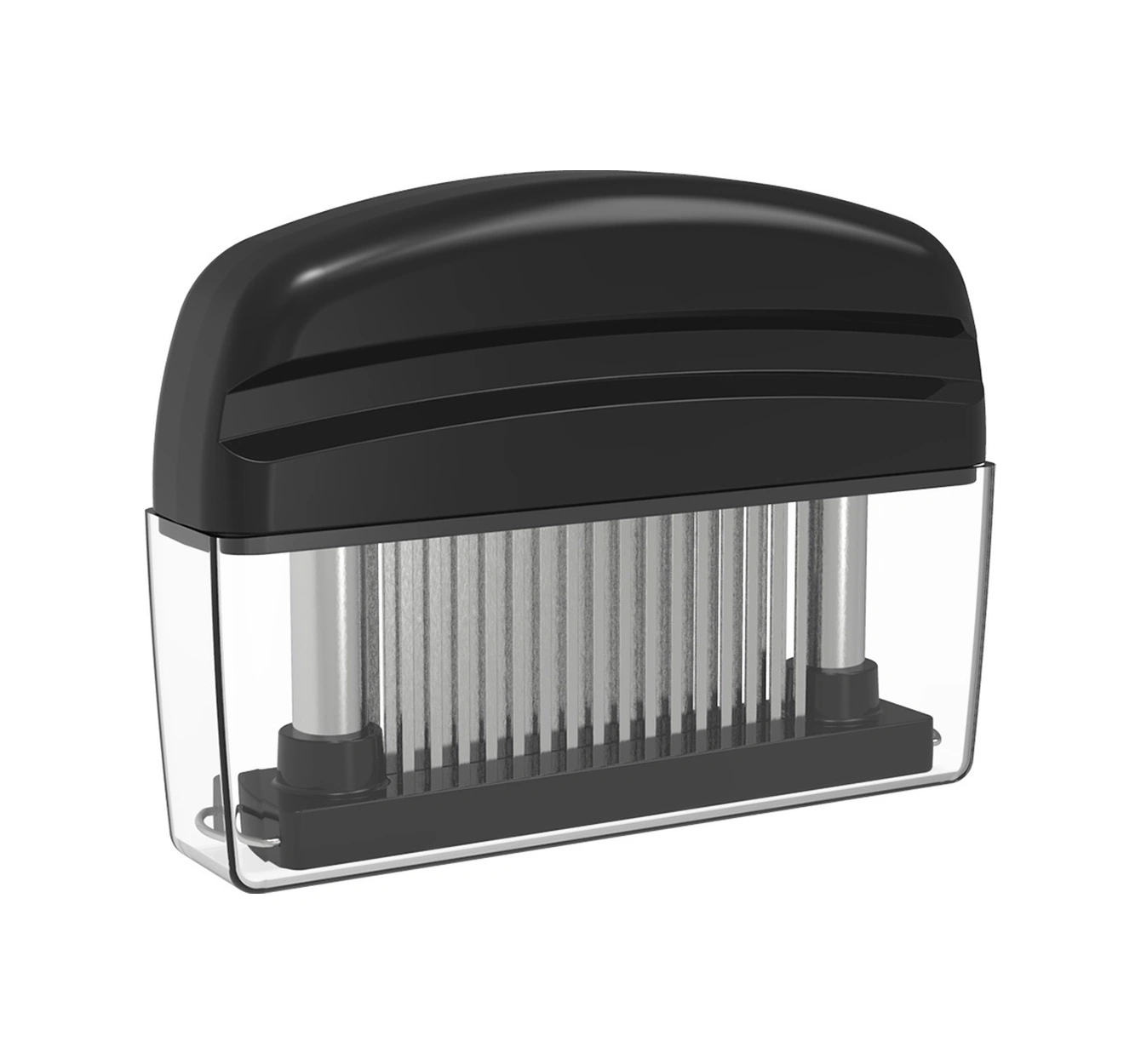 Youmex 48 İğne Çelik Et Yumuşatıcı, Et Kesici Ve İğneli Alet, Steak Tavuk Balık Pişirme Gereci Siyah