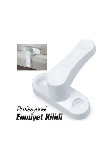 Plastik Pencere Emniyet Kilidi,Güvenlik Emniyet Kilidi (10 Adet)