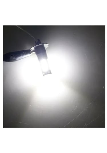 2 Adet H3 Led Far Ve Sis Ampulü Beyaz 12v.
