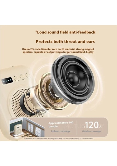 Jialan Öğretmenler İçin Kablolu Mikrofonlu Bluetooth Ses