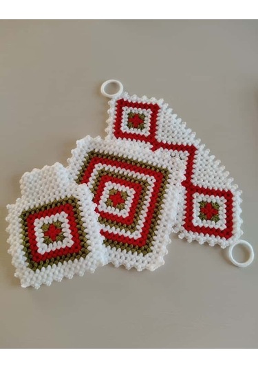 Çeyizlik 3'lü El Örgüsü Lif Seti