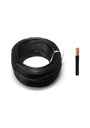 Seval H50v-k 4-sh ,siyah 4mm² 1-damar/çok Telli 1-mt Nyaf Kablo