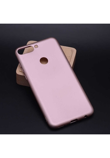 Huawei Y7 2018 Kılıf Zore Premier Silikon Kapak Saks Mavi