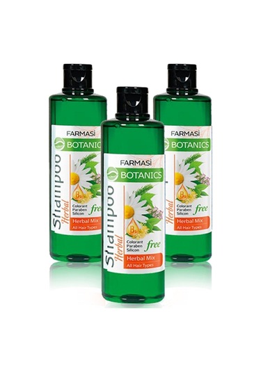 Farmasi Botanics Herbal Mix Şampuan 3 x 500 ML