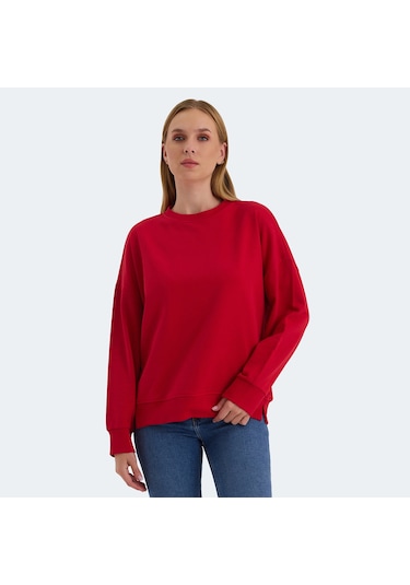 Slazenger VIRTUE Kadın  Kırmızı Sweatshirt