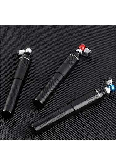 Tenfowee West Bıkıng Yp0711080 Mini Bisiklet Pompa, 110 Psı, Alüminyum, Schrader/presta Uçlu, Taşınabilir Siyah-kırmızı