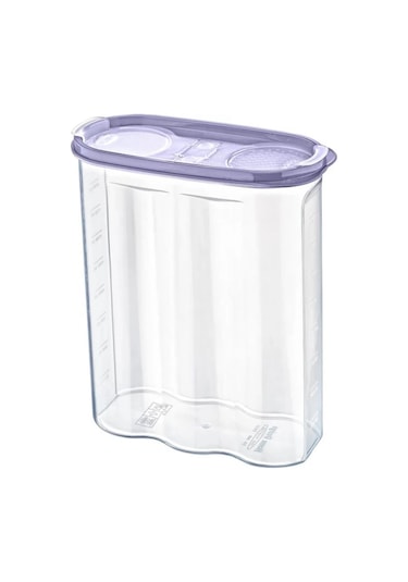 Buffer® 2 Kapaklı Ölçekli Erzak Saklama Kutusu Kabı 24 Litre Çok Renkli