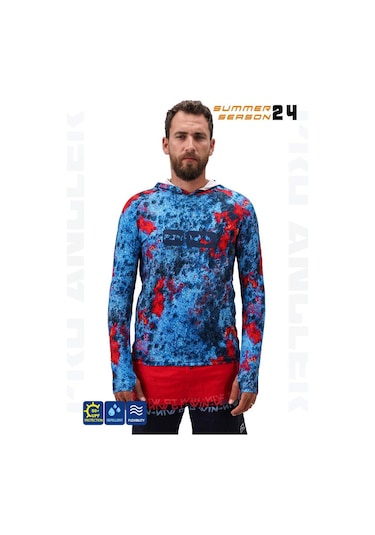 Fujin Pro Angler S24 Hooded Red Reef Kırmızı