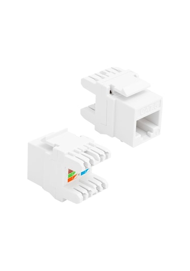 Rj45 Cat6 Şase 180 Derece Keystone Jack